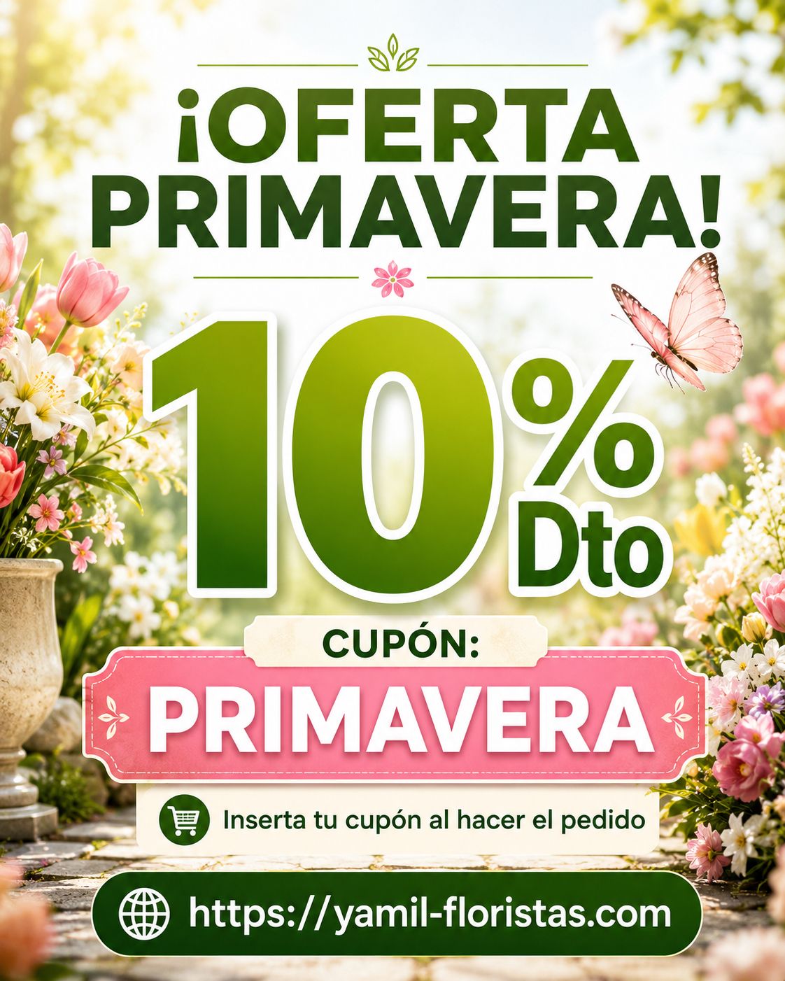 Oferta del 10% cupon primavera