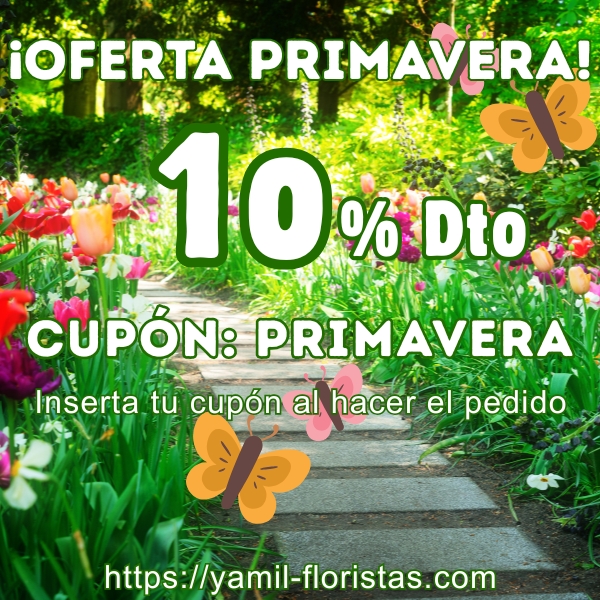Cupón descuento primavera