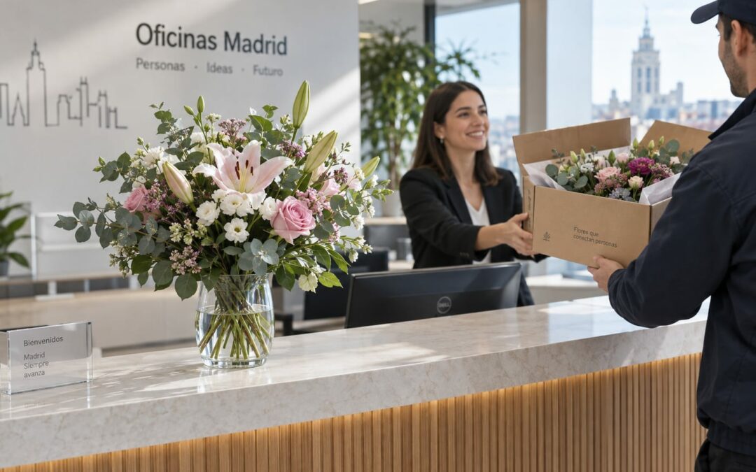 Flores a domicilio en Madrid para empresas: regala y decora sin complicaciones